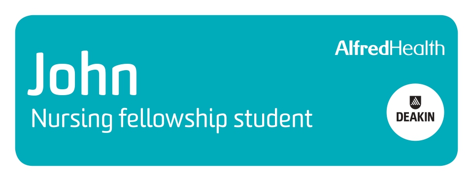 7626 Nursing Fellowship Student - Alfred Health White DCS Domed - Cropin